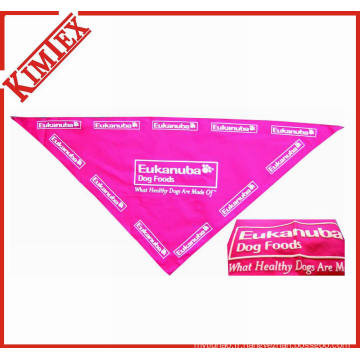 Fashion Cotton Puff Printing Triangle Pet Bandana